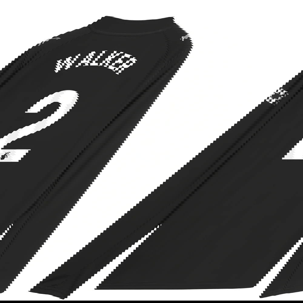 Tanie Koszulki Piłkarskie Manchester City Długi rękaw WALKER #2 Precz 2025-2026 Stroje Piłkarskie