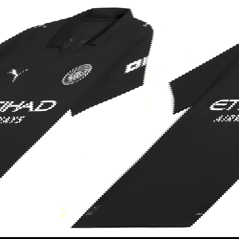 oryginalne Tanie Koszulki Piłkarskie Manchester City GVARDIOL #24 Precz 2025-2026 Stroje Piłkarskie ochrona