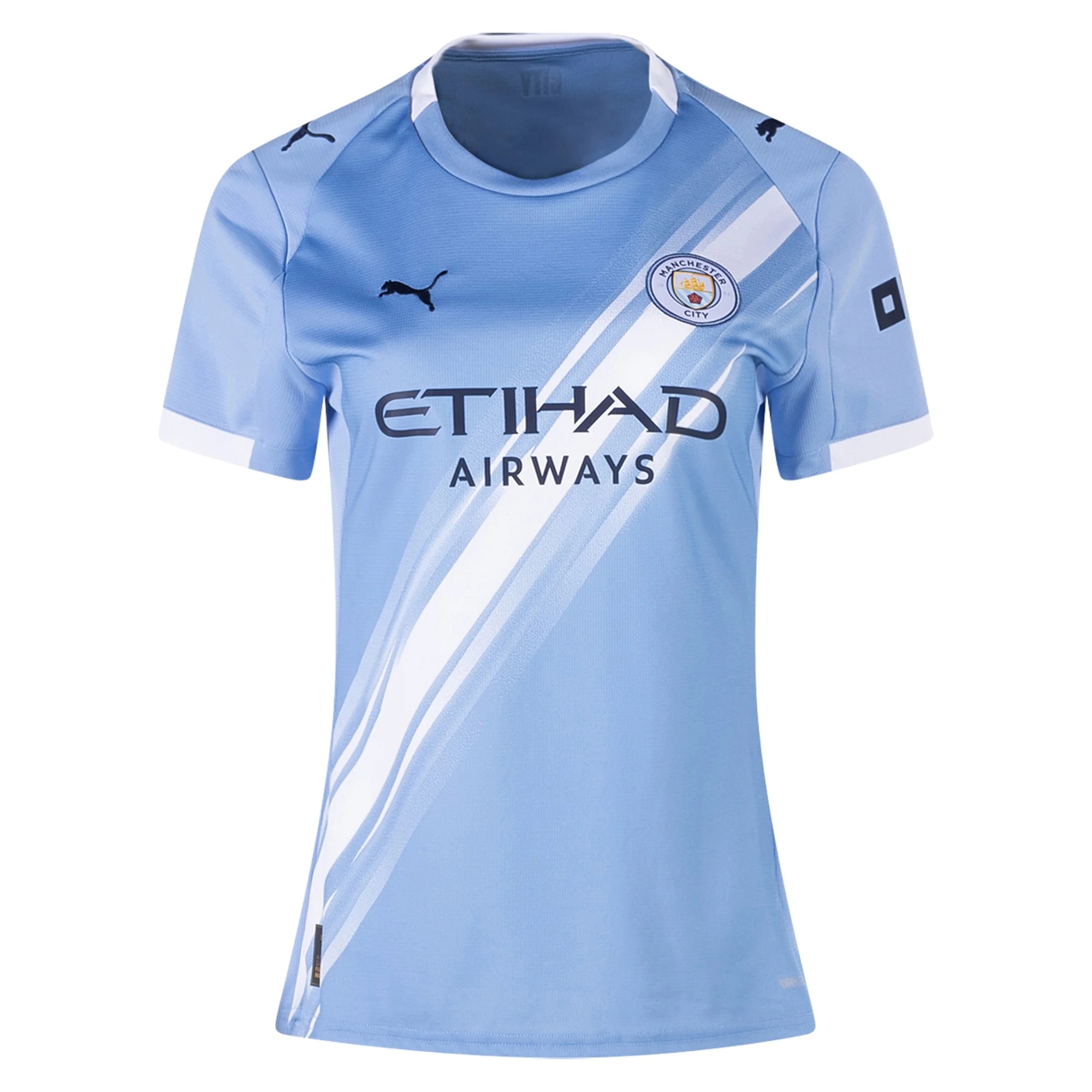 Tanie Koszulki Piłkarskie Manchester City Kobiety Główna 2025-2026 Stroje Piłkarskie