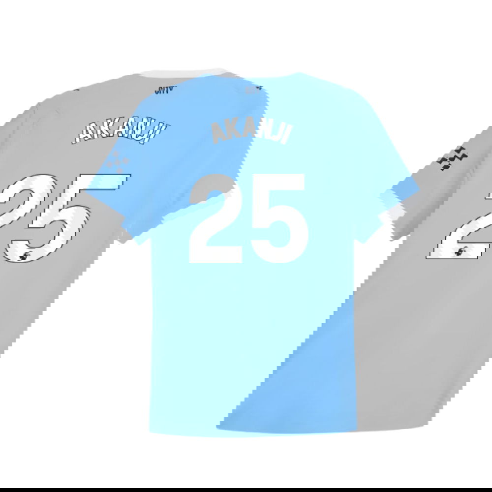 Tanie Koszulki Piłkarskie Manchester City AKANJI #25 Główna 2025-2026 Stroje Piłkarskie