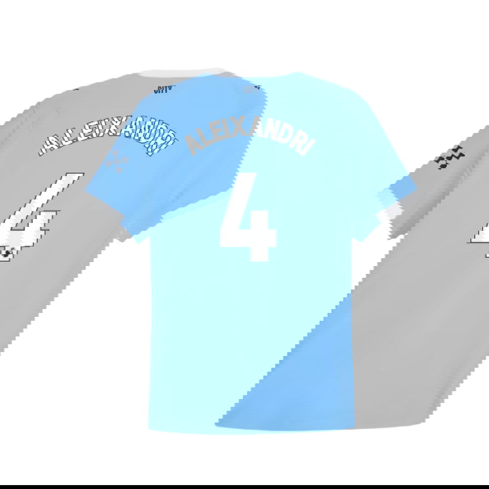 Tanie Koszulki Piłkarskie Manchester City ALEIXANDRI #4 Główna 2025-2026 Stroje Piłkarskie