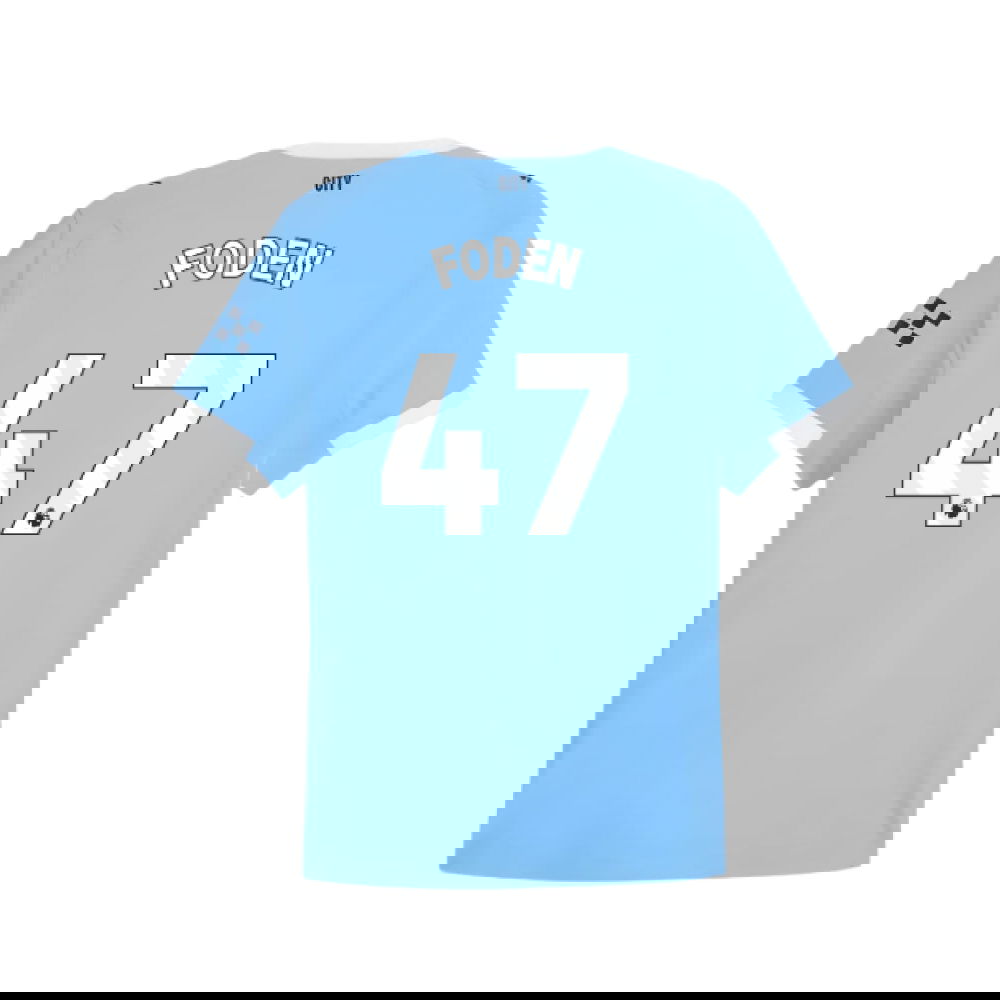 Tanie Koszulki Piłkarskie Manchester City FODEN #47 Główna 2025-2026 Stroje Piłkarskie