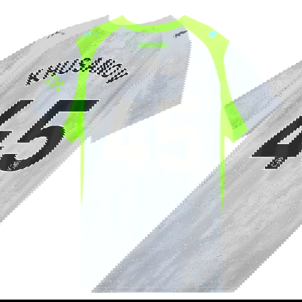 Tanie Koszulki Piłkarskie Manchester City KHUSANOV #45 Trzeci 2025-2026 Stroje Piłkarskie