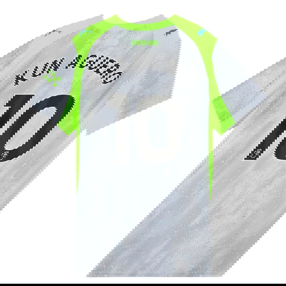 Tanie Koszulki Piłkarskie Manchester City KUN AGUERO #10 Trzeci 2025-2026 Stroje Piłkarskie