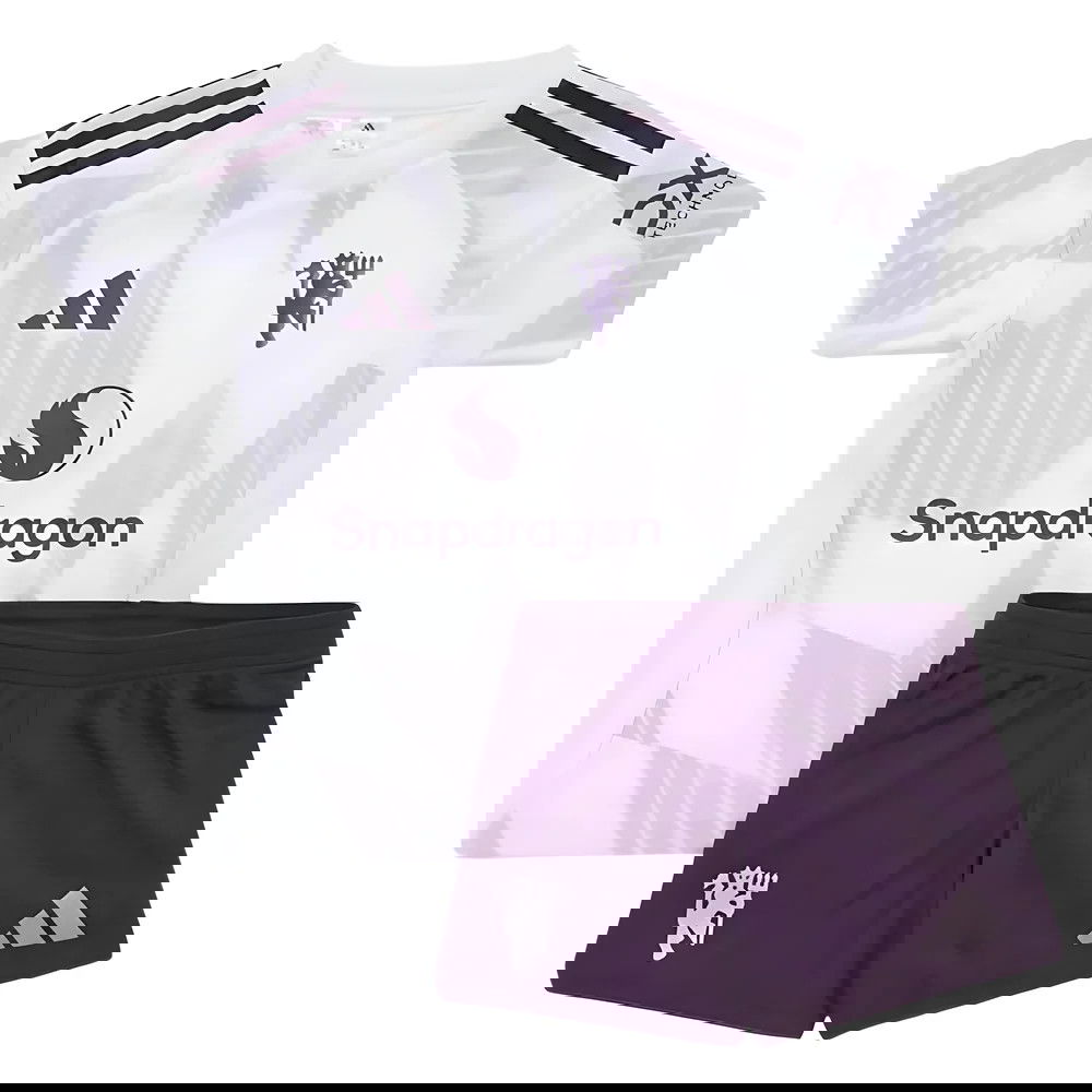 Tanie Koszulki Piłkarskie Manchester United Dziecięca Precz 2025-2026 Stroje Piłkarskie