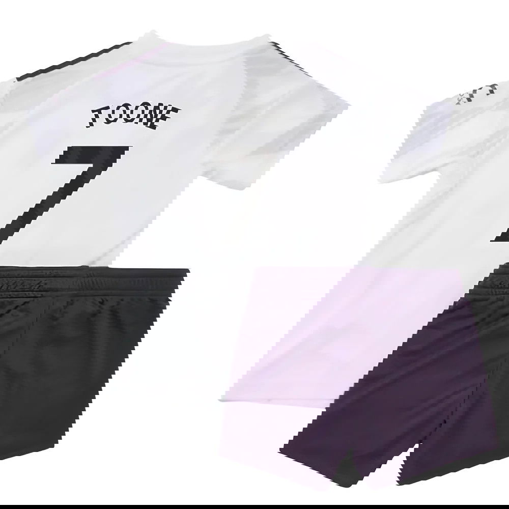 Tanie Koszulki Piłkarskie Manchester United Dziecięca TOONE #7 Precz 2025-2026 Stroje Piłkarskie