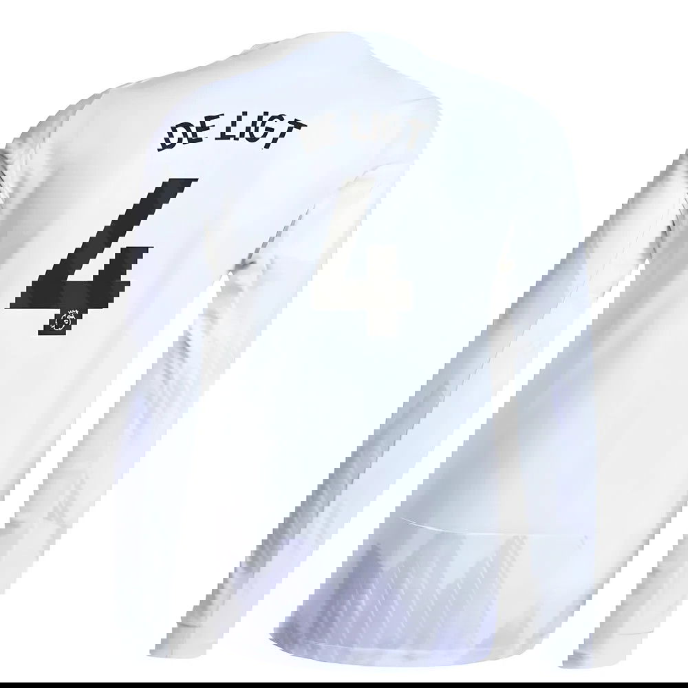 Tanie Koszulki Piłkarskie Manchester United Długi rękaw DE LIGT #4 Precz 2025-2026 Stroje Piłkarskie