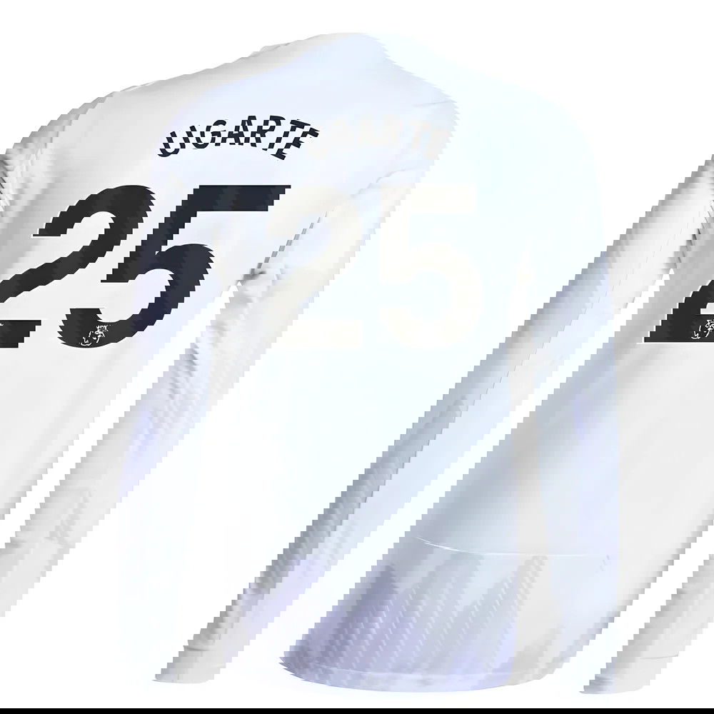 Tanie Koszulki Piłkarskie Manchester United Długi rękaw UGARTE #25 Precz 2025-2026 Stroje Piłkarskie