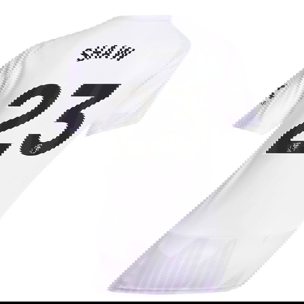 Tanie Koszulki Piłkarskie Manchester United Kobiety SHAW #23 Precz 2025-2026 Stroje Piłkarskie