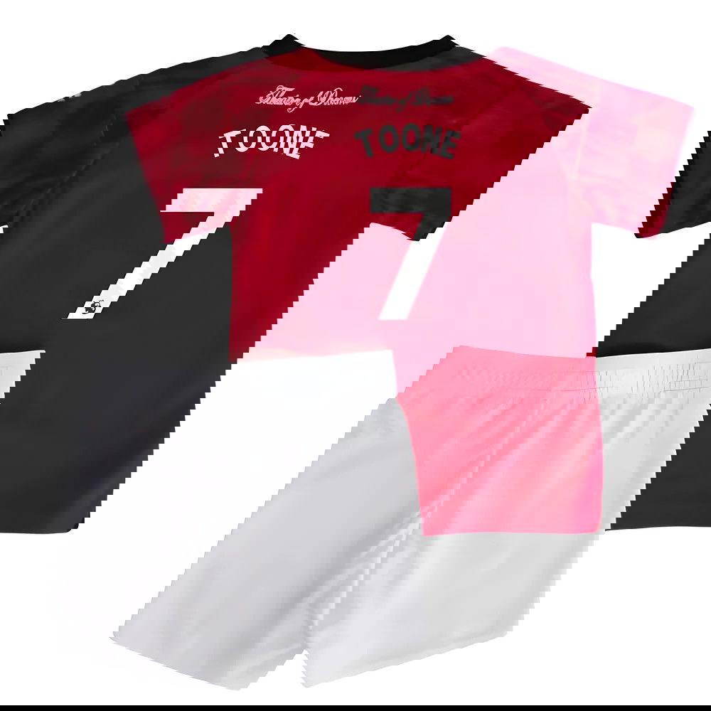 Tanie Koszulki Piłkarskie Manchester United Dziecięca TOONE #7 Główna 2025-2026 Stroje Piłkarskie