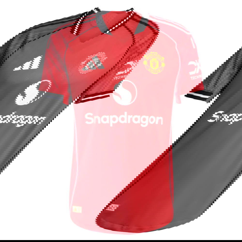 oryginalne Tanie Koszulki Piłkarskie Manchester United MARTINEZ #6 Główna 2025-2026 Stroje Piłkarskie ochrona