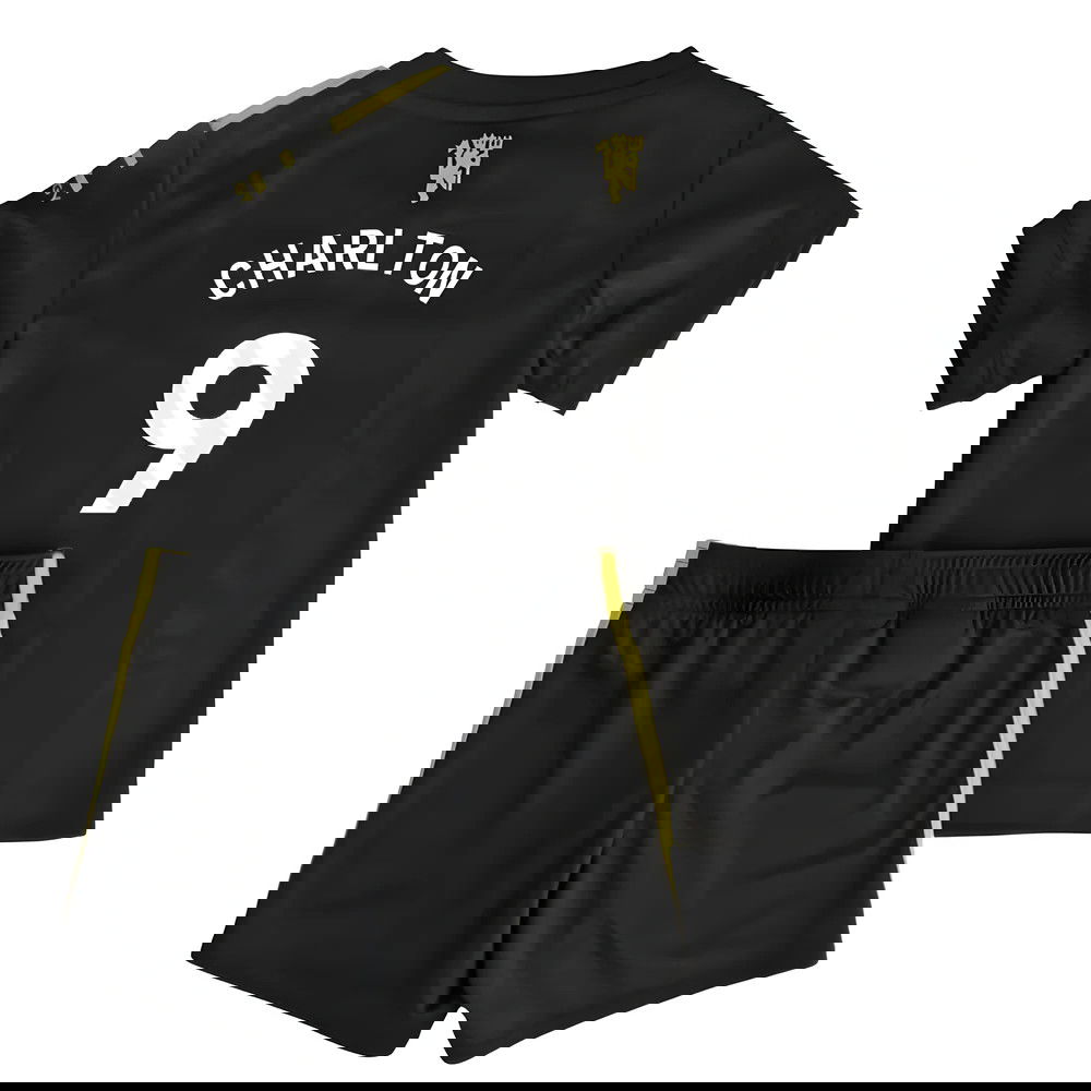 Tanie Koszulki Piłkarskie Manchester United Dziecięca CHARLTON #9 Trzeci 2025-2026 Stroje Piłkarskie