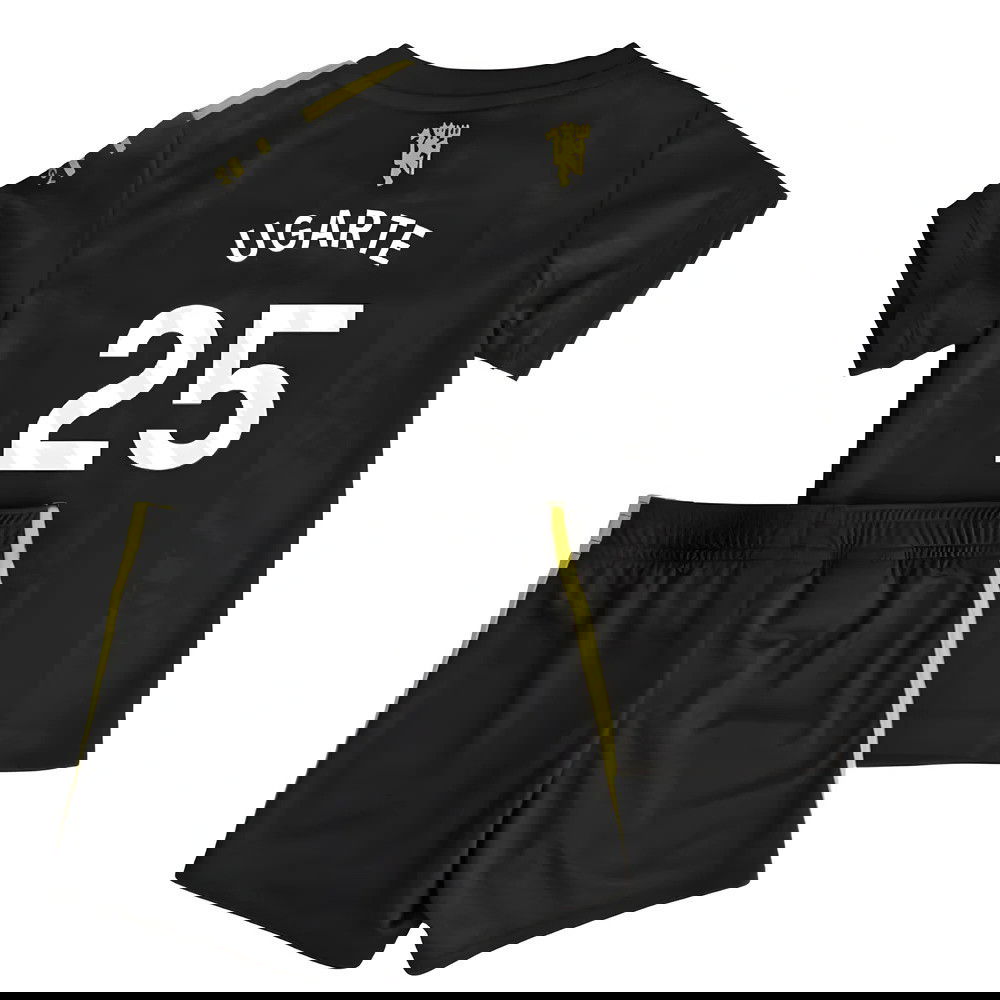 Tanie Koszulki Piłkarskie Manchester United Dziecięca UGARTE #25 Trzeci 2025-2026 Stroje Piłkarskie