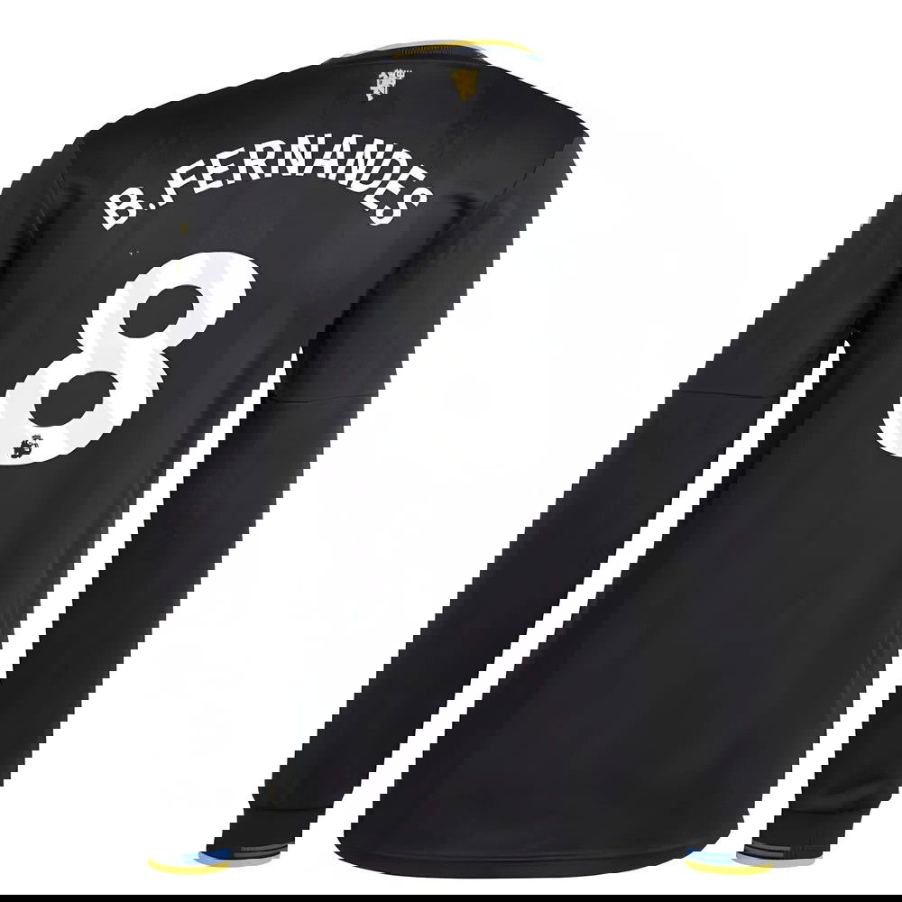 Tanie Koszulki Piłkarskie Manchester United Długi rękaw BFERNANDES #8 Trzeci 2025-2026 Stroje Piłkarskie