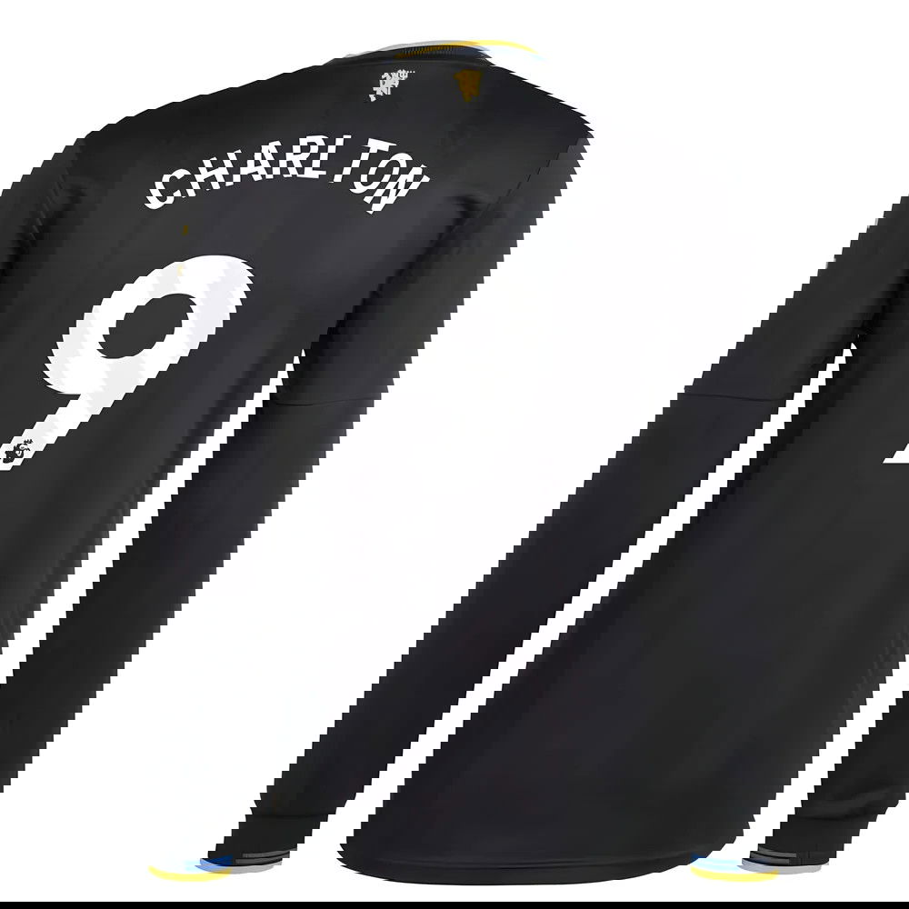 Tanie Koszulki Piłkarskie Manchester United Długi rękaw CHARLTON #9 Trzeci 2025-2026 Stroje Piłkarskie