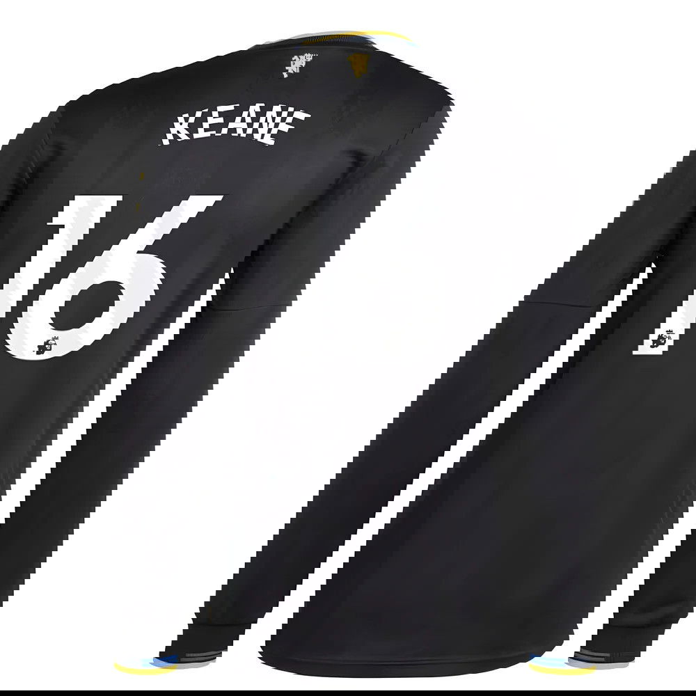 Tanie Koszulki Piłkarskie Manchester United Długi rękaw KEANE #16 Trzeci 2025-2026 Stroje Piłkarskie