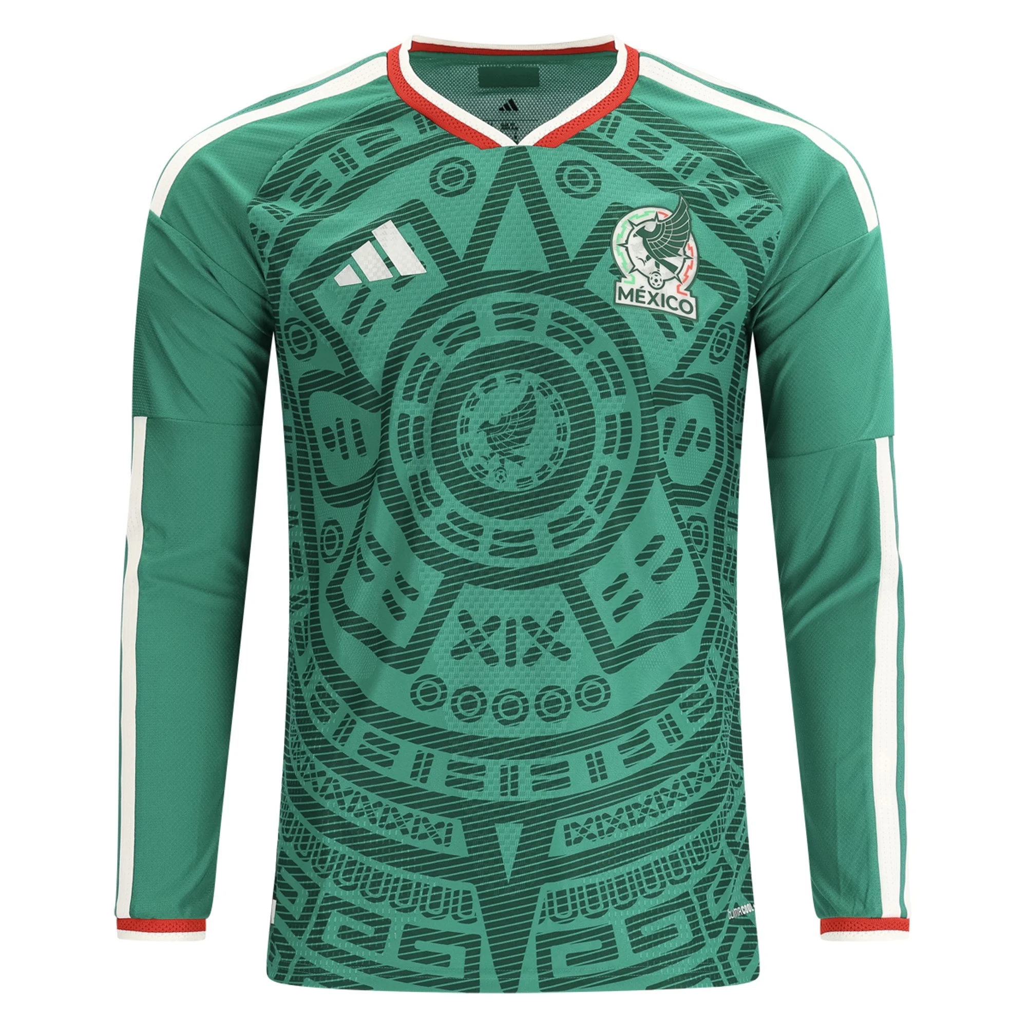 Tanie Koszulki Piłkarskie Meksyk Długi rękaw Główna Puchar Świata 2026 Stroje Piłkarskie