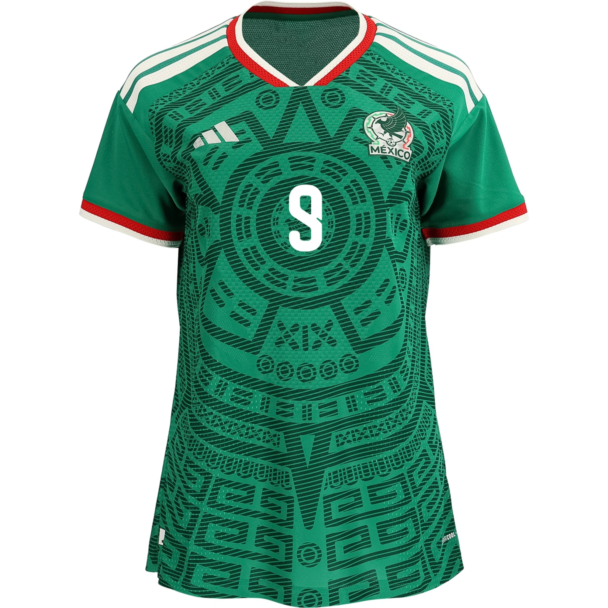 kraków Tanie Koszulki Piłkarskie Meksyk Kobiety RAUL JIMENEZ #9 Główna Puchar Świata 2026 Stroje Piłkarskie z imieniem