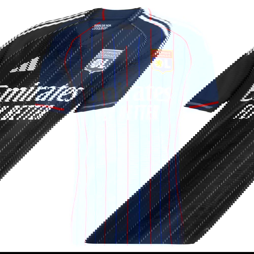 Tanie Koszulki Piłkarskie Olympique Lyonnais Precz 2025-2026 Stroje Piłkarskie