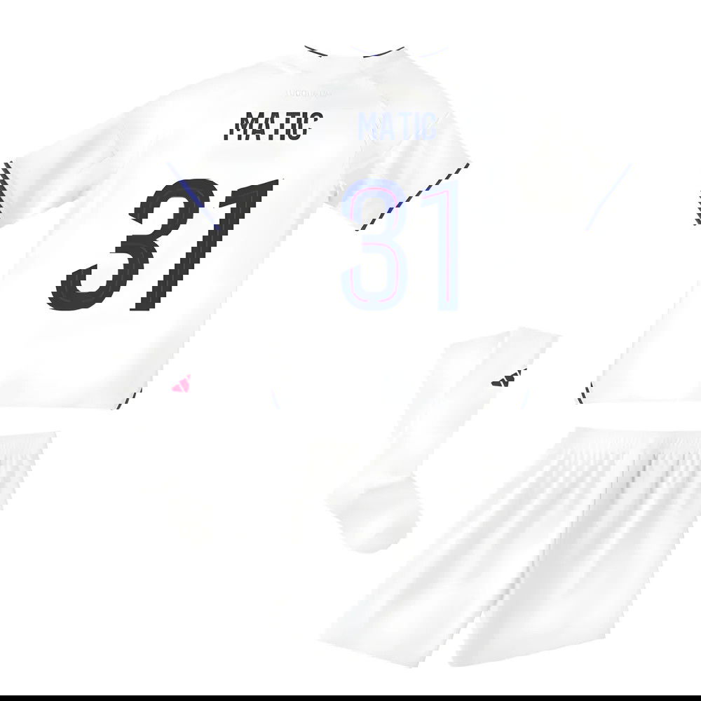 Tanie Koszulki Piłkarskie Olympique Lyonnais Dziecięca MATIC #31 Główna 2025-2026 Stroje Piłkarskie