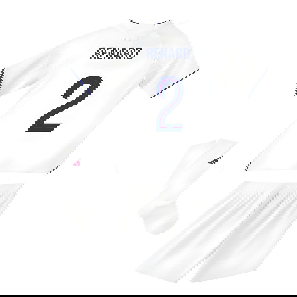 Tanie Koszulki Piłkarskie Olympique Lyonnais Dziecięca RENARD #2 Główna 2025-2026 Stroje Piłkarskie