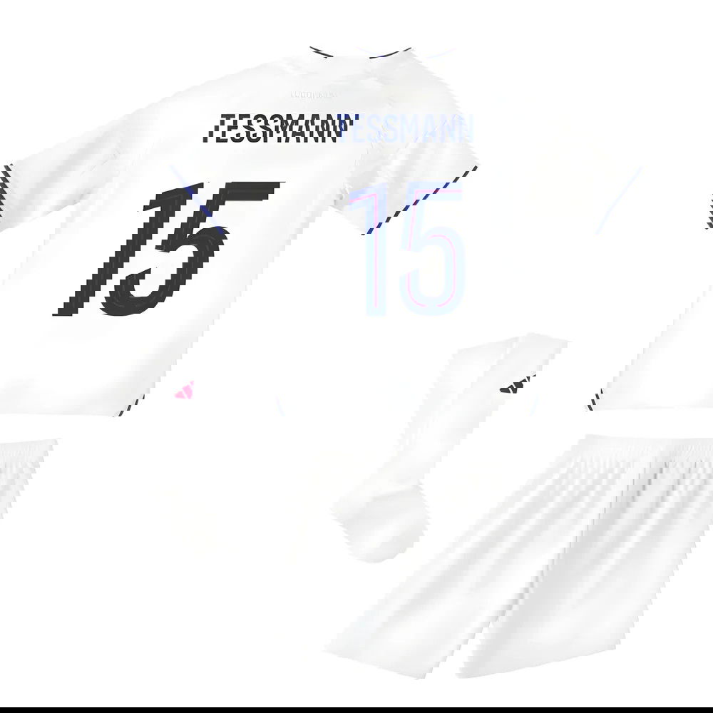 Tanie Koszulki Piłkarskie Olympique Lyonnais Dziecięca TESSMANN #15 Główna 2025-2026 Stroje Piłkarskie