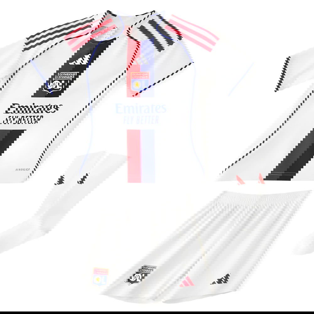 Tanie Koszulki Piłkarskie Olympique Lyonnais Dziecięca Główna 2025-2026 Stroje Piłkarskie