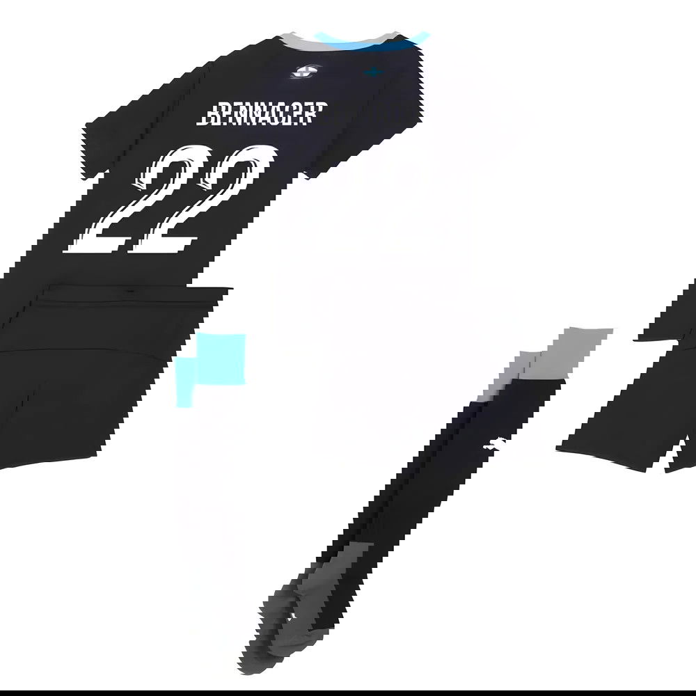 Tanie Koszulki Piłkarskie Olympique Marsylia Dziecięca BENNACER #22 Precz 2025-2026 Stroje Piłkarskie