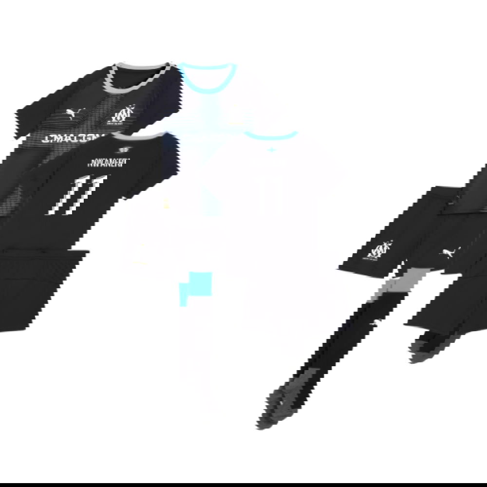 Tanie Koszulki Piłkarskie Olympique Marsylia Dziecięca NWANERI #11 Precz 2025-2026 Stroje Piłkarskie