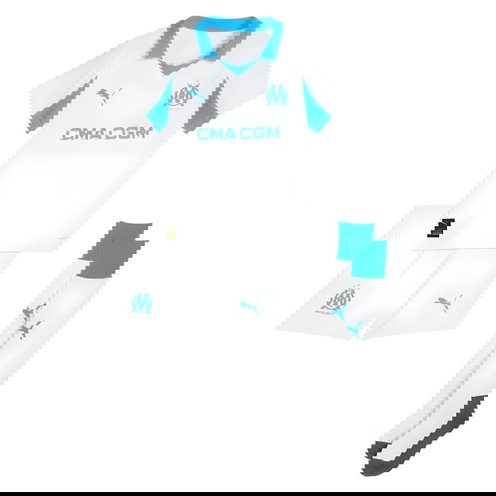 Tanie Koszulki Piłkarskie Olympique Marsylia Dziecięca Główna 2025-2026 Stroje Piłkarskie