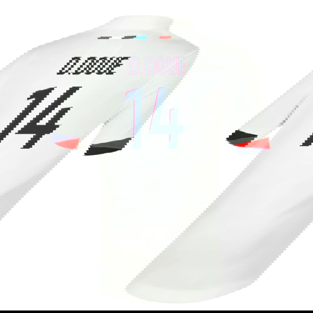 Tanie Koszulki Piłkarskie Paris Saint Germain DDOUE #14 Precz 2025-2026 Stroje Piłkarskie