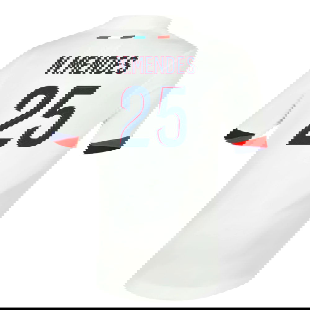 Tanie Koszulki Piłkarskie Paris Saint Germain NMENDES #25 Precz 2025-2026 Stroje Piłkarskie