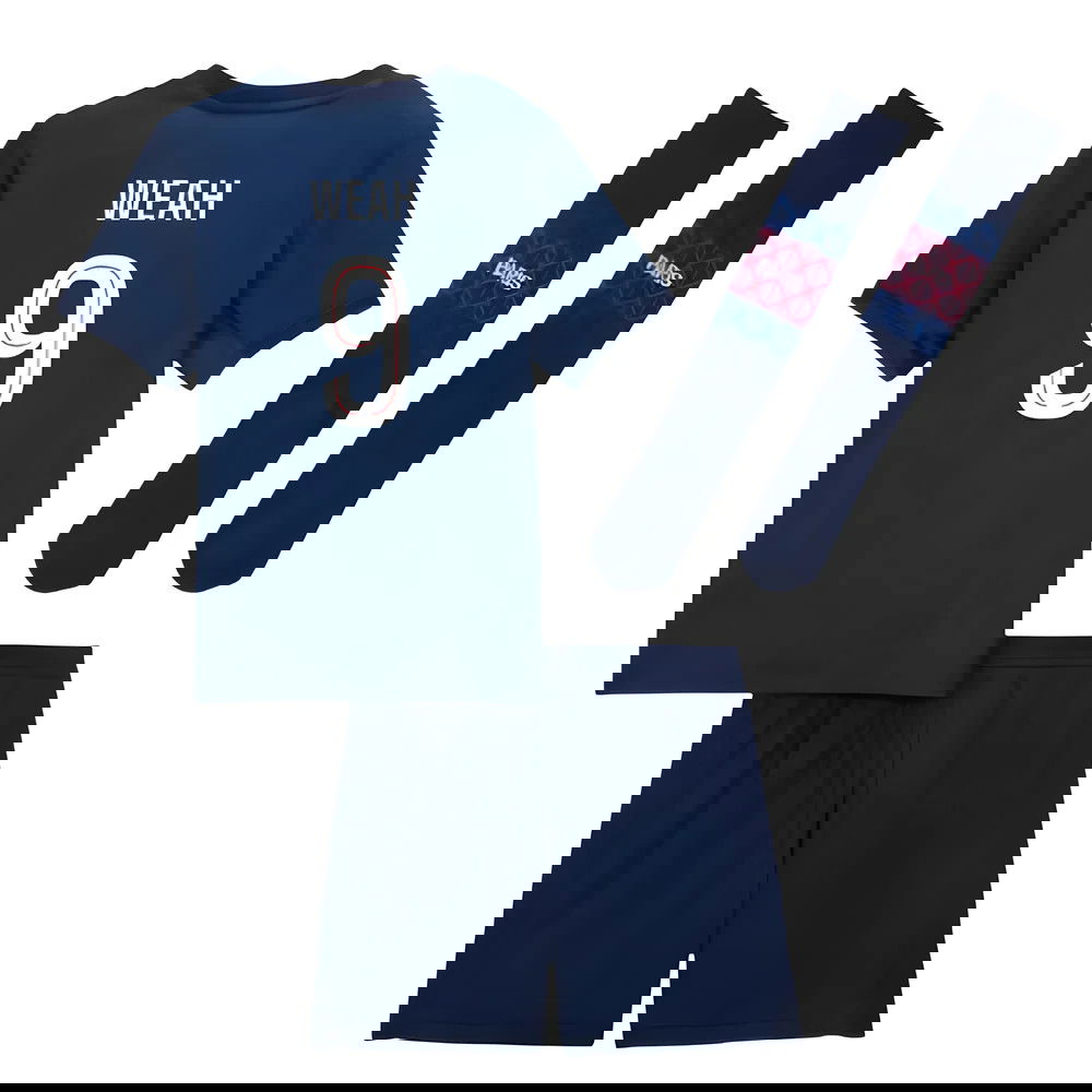 Tanie Koszulki Piłkarskie Paris Saint Germain Dziecięca WEAH #9 Główna 2025-2026 Stroje Piłkarskie