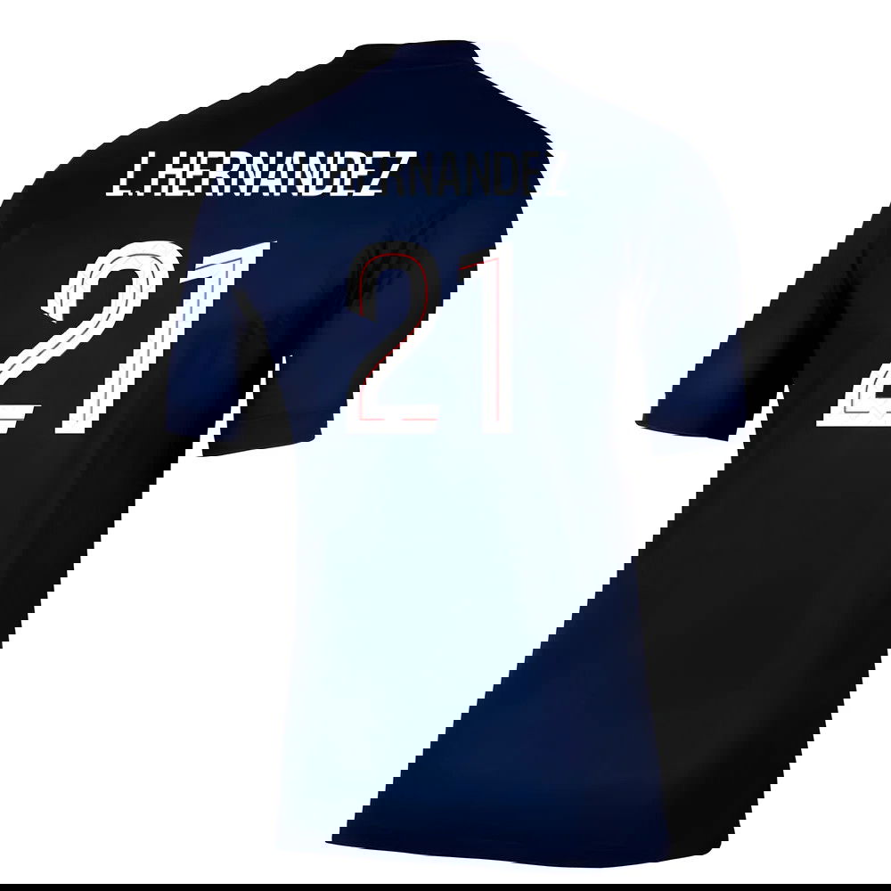Tanie Koszulki Piłkarskie Paris Saint Germain LHERNANDEZ #21 Główna 2025-2026 Stroje Piłkarskie