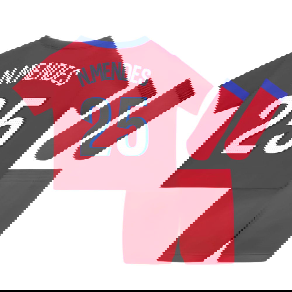 Tanie Koszulki Piłkarskie Paris Saint Germain Dziecięca NMENDES #25 Trzeci 2025-2026 Stroje Piłkarskie