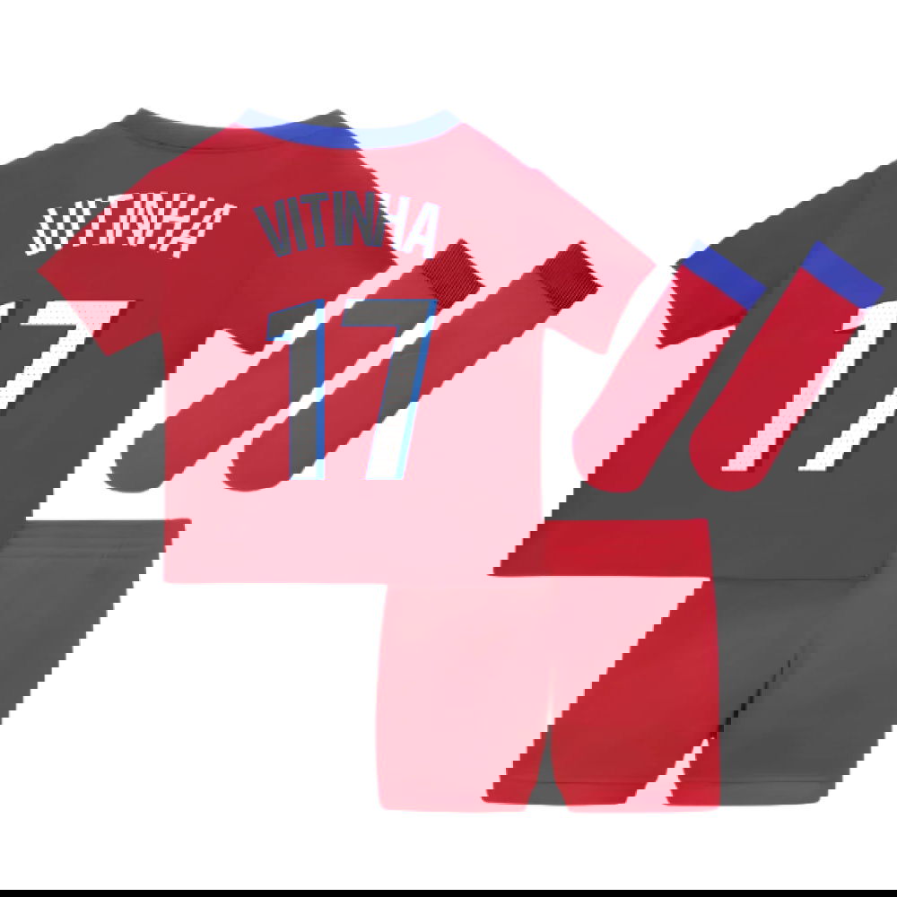 Tanie Koszulki Piłkarskie Paris Saint Germain Dziecięca VITINHA #17 Trzeci 2025-2026 Stroje Piłkarskie