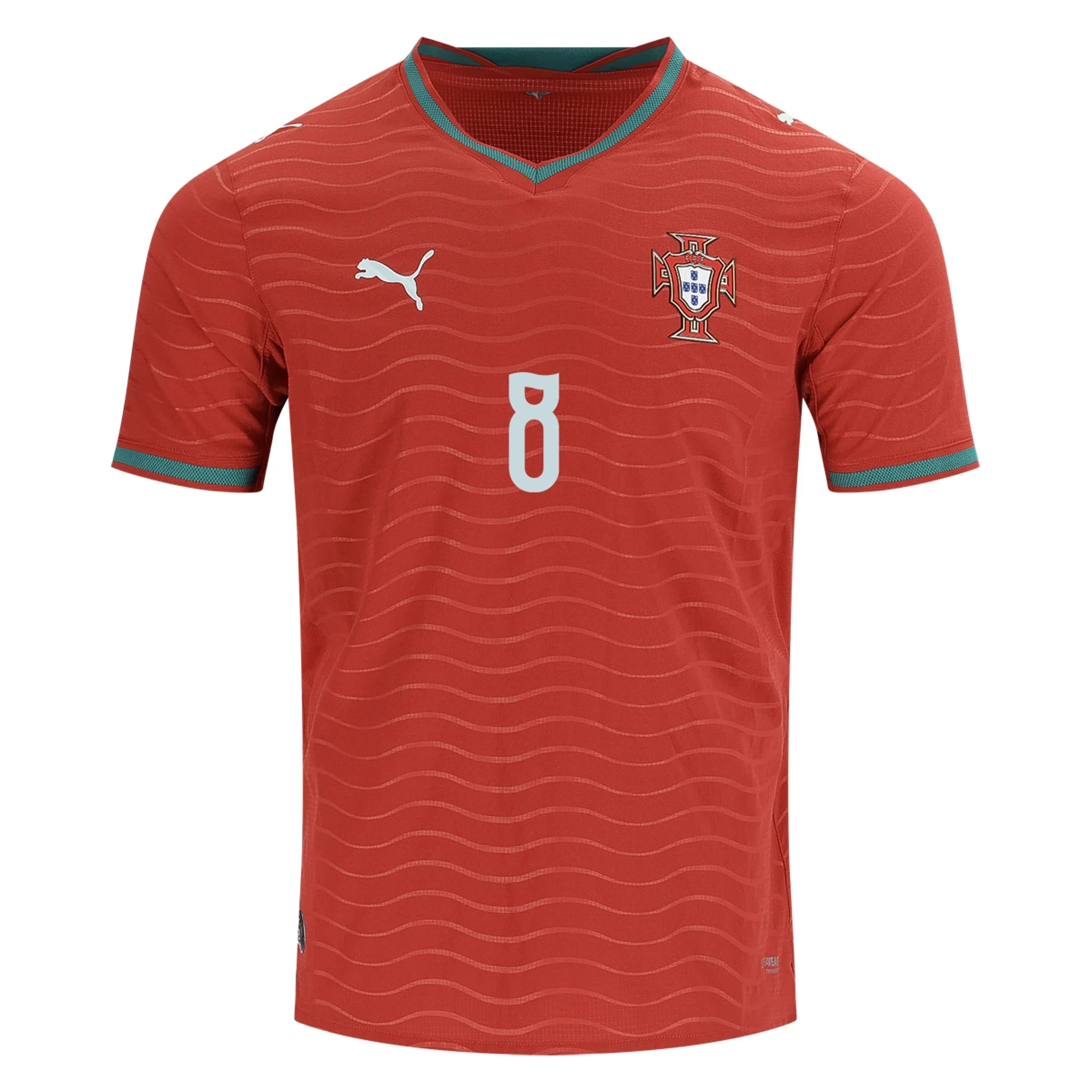czyste Tanie Koszulki Piłkarskie Portugalia BRUNO FERNANDES #8 Główna Puchar Świata 2026 Stroje Piłkarskie na zamówienie