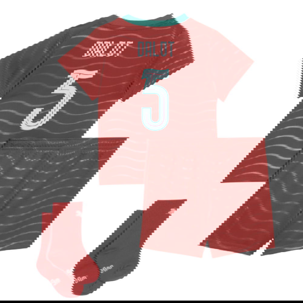 Tanie Koszulki Piłkarskie Portugalia Dziecięca DALOT #5 Główna Puchar Świata 2026 Stroje Piłkarskie