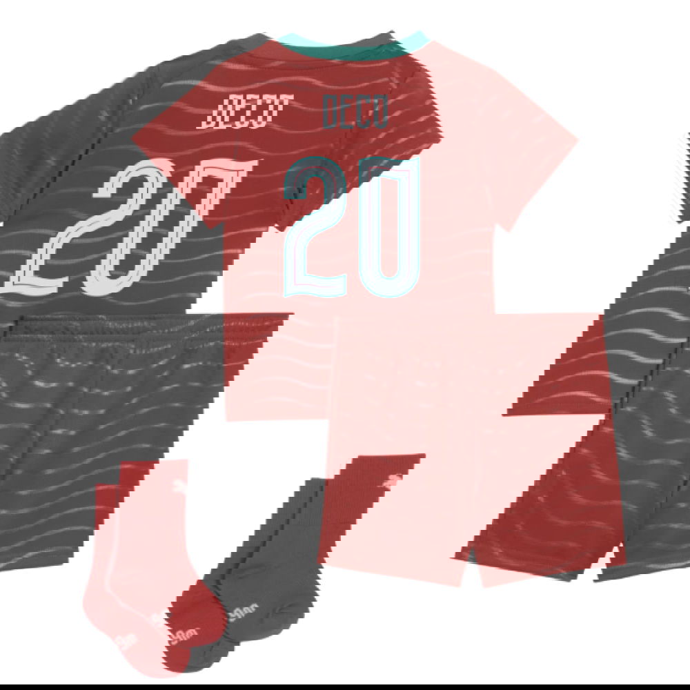 Tanie Koszulki Piłkarskie Portugalia Dziecięca DECO #20 Główna Puchar Świata 2026 Stroje Piłkarskie