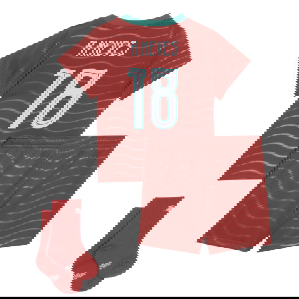 Tanie Koszulki Piłkarskie Portugalia Dziecięca RNEVES #18 Główna Puchar Świata 2026 Stroje Piłkarskie