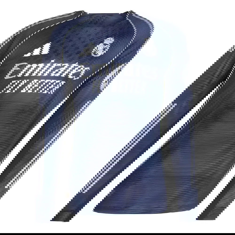 hurt Tanie Koszulki Piłkarskie Real Madryt Długi rękaw KROOS #8 Precz 2025-2026 Stroje Piłkarskie reprezentacji