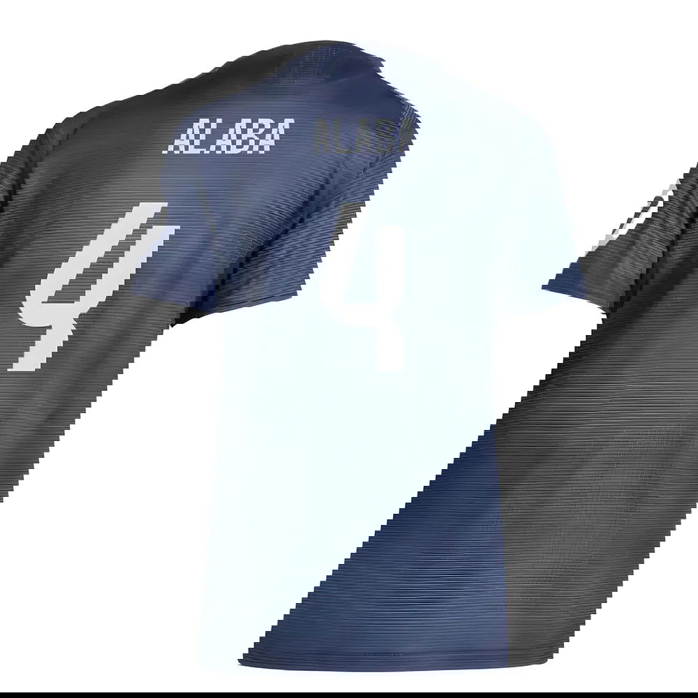 Tanie Koszulki Piłkarskie Real Madryt Kobiety ALABA #4 Precz 2025-2026 Stroje Piłkarskie