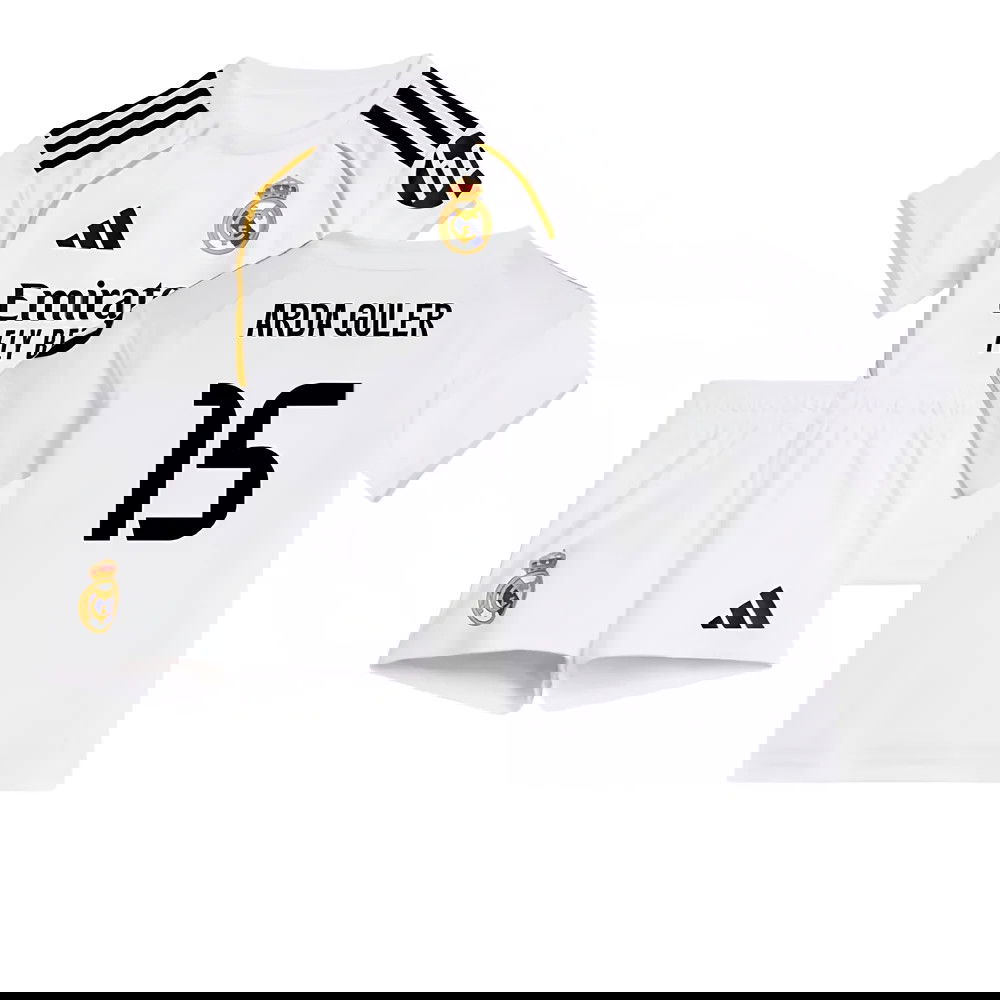 Tanie Koszulki Piłkarskie Real Madryt Dziecięca ARDA GULER #15 Główna 2025-2026 Stroje Piłkarskie