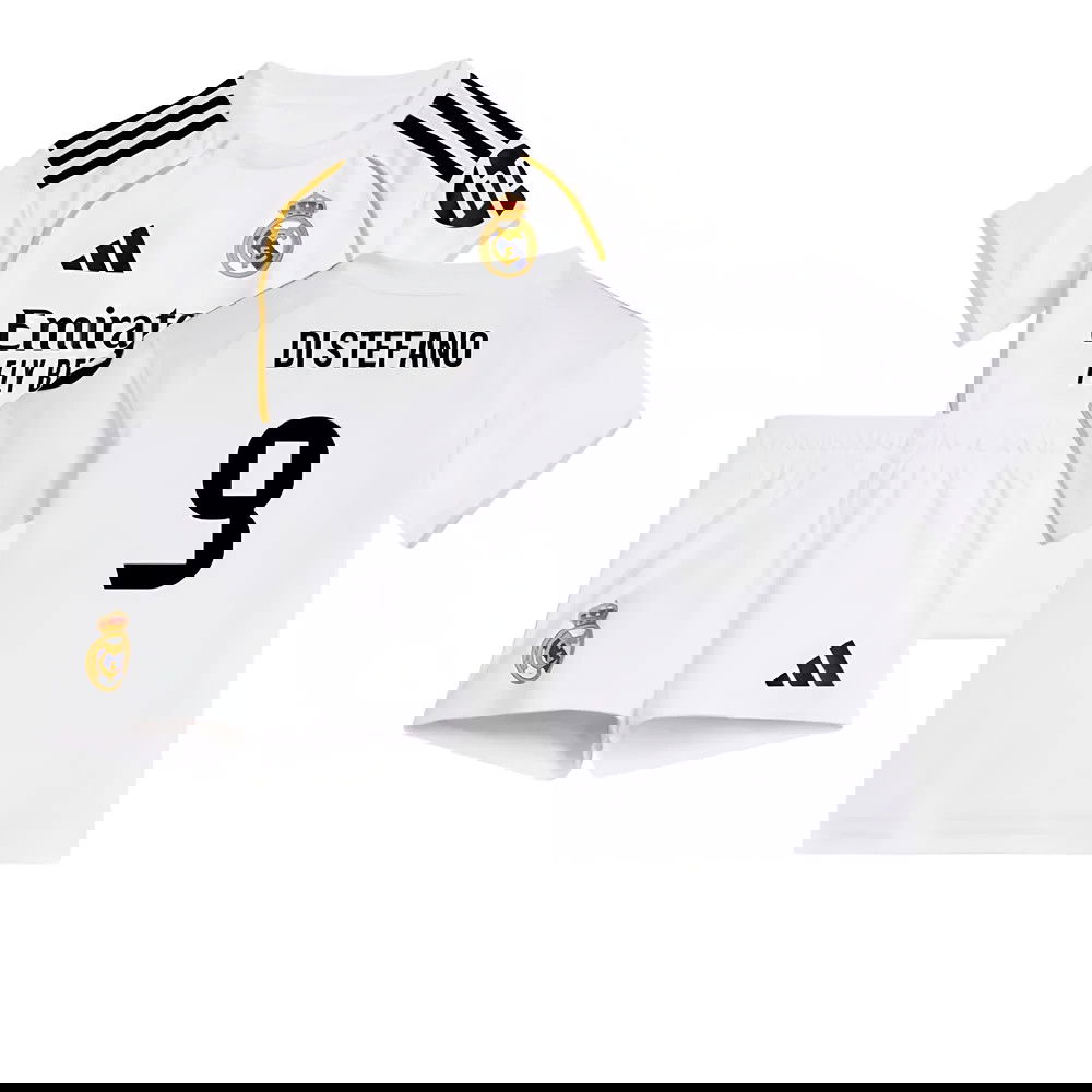 Tanie Koszulki Piłkarskie Real Madryt Dziecięca DI STEFANO #9 Główna 2025-2026 Stroje Piłkarskie