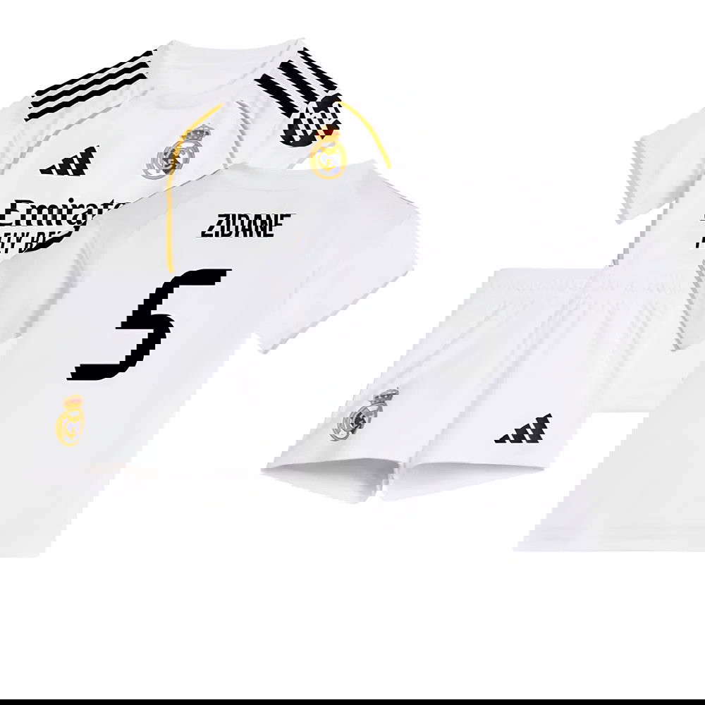 Tanie Koszulki Piłkarskie Real Madryt Dziecięca ZIDANE #5 Główna 2025-2026 Stroje Piłkarskie