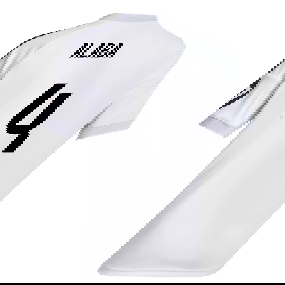 Tanie Koszulki Piłkarskie Real Madryt ALABA #4 Główna 2025-2026 Stroje Piłkarskie