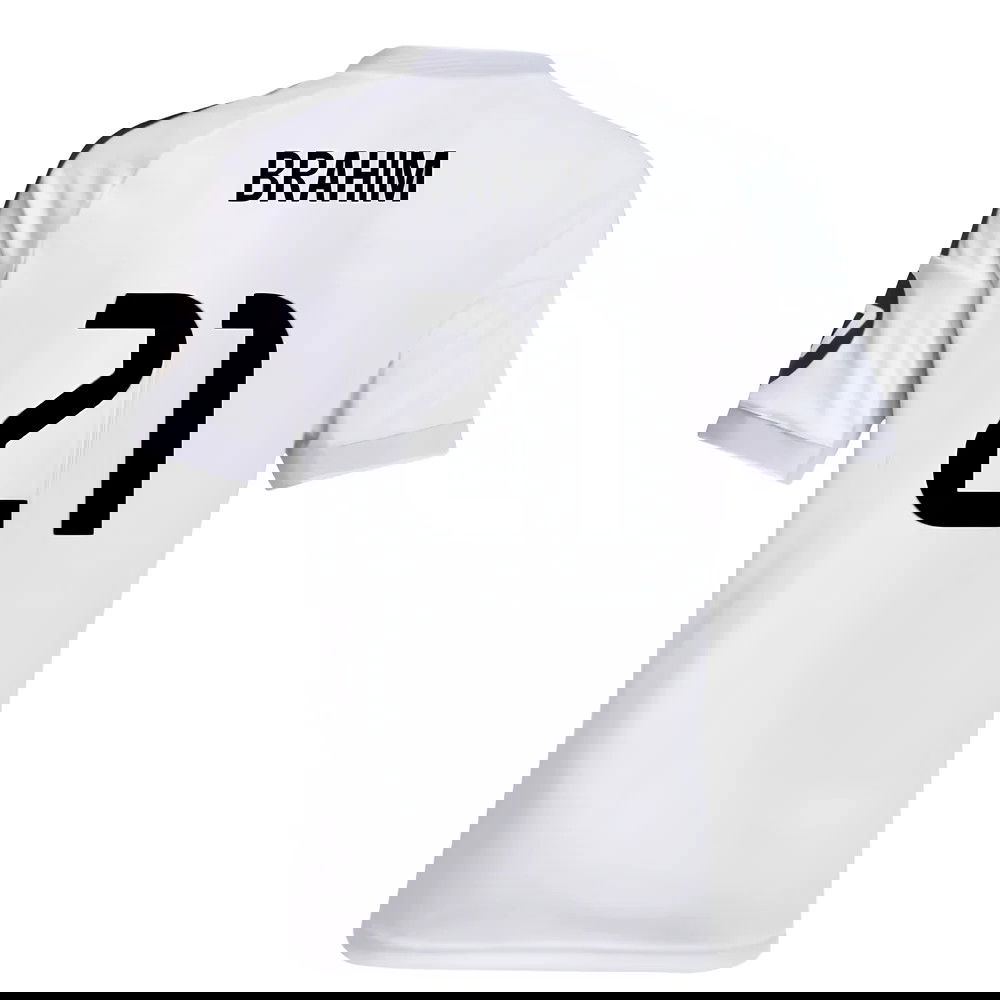 Tanie Koszulki Piłkarskie Real Madryt BRAHIM #21 Główna 2025-2026 Stroje Piłkarskie