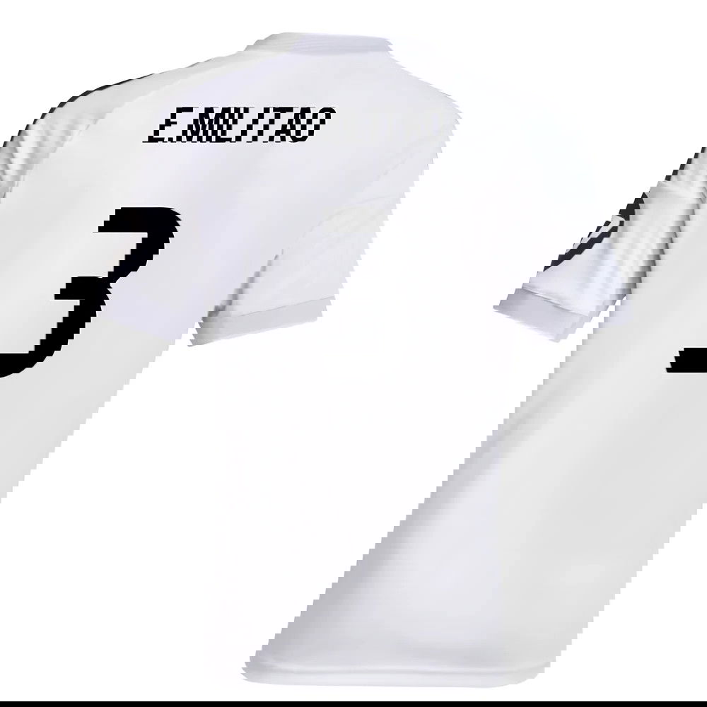 Tanie Koszulki Piłkarskie Real Madryt EMILITAO #3 Główna 2025-2026 Stroje Piłkarskie