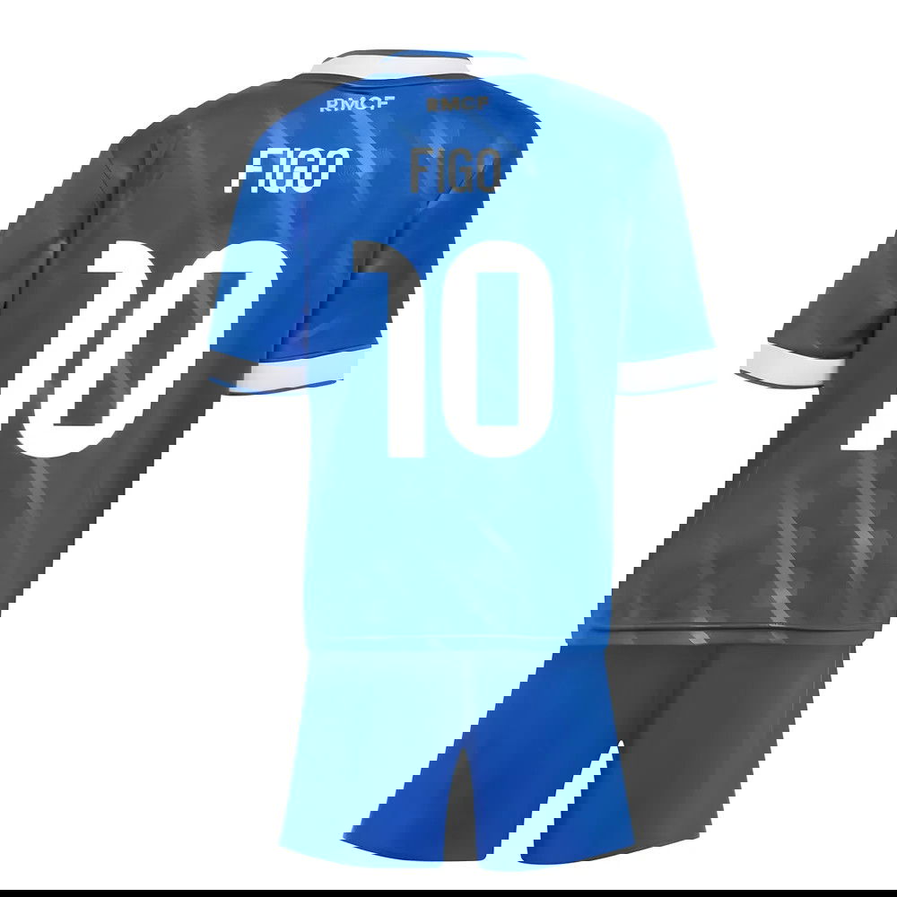 Tanie Koszulki Piłkarskie Real Madryt Dziecięca FIGO #10 Trzeci 2025-2026 Stroje Piłkarskie
