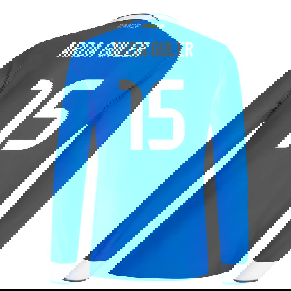 Tanie Koszulki Piłkarskie Real Madryt Długi rękaw ARDA GULER #15 Trzeci 2025-2026 Stroje Piłkarskie